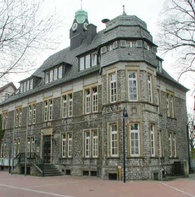 Historisches Rathaus Lage. 