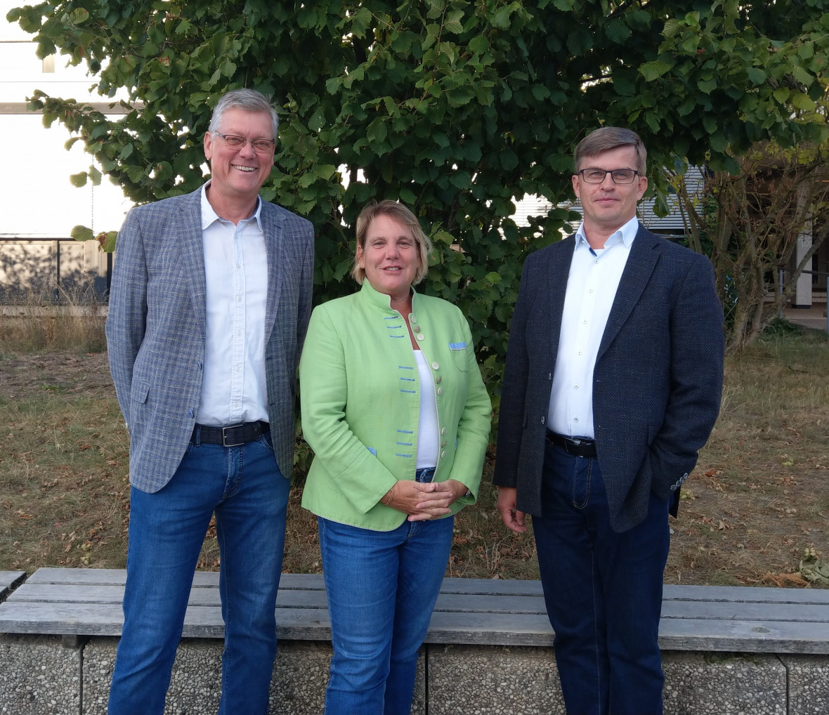 Die drei Fraktionsvorsitzenden Frank Drexhage, Martina Hannen und Michael Biermann (v.li.).